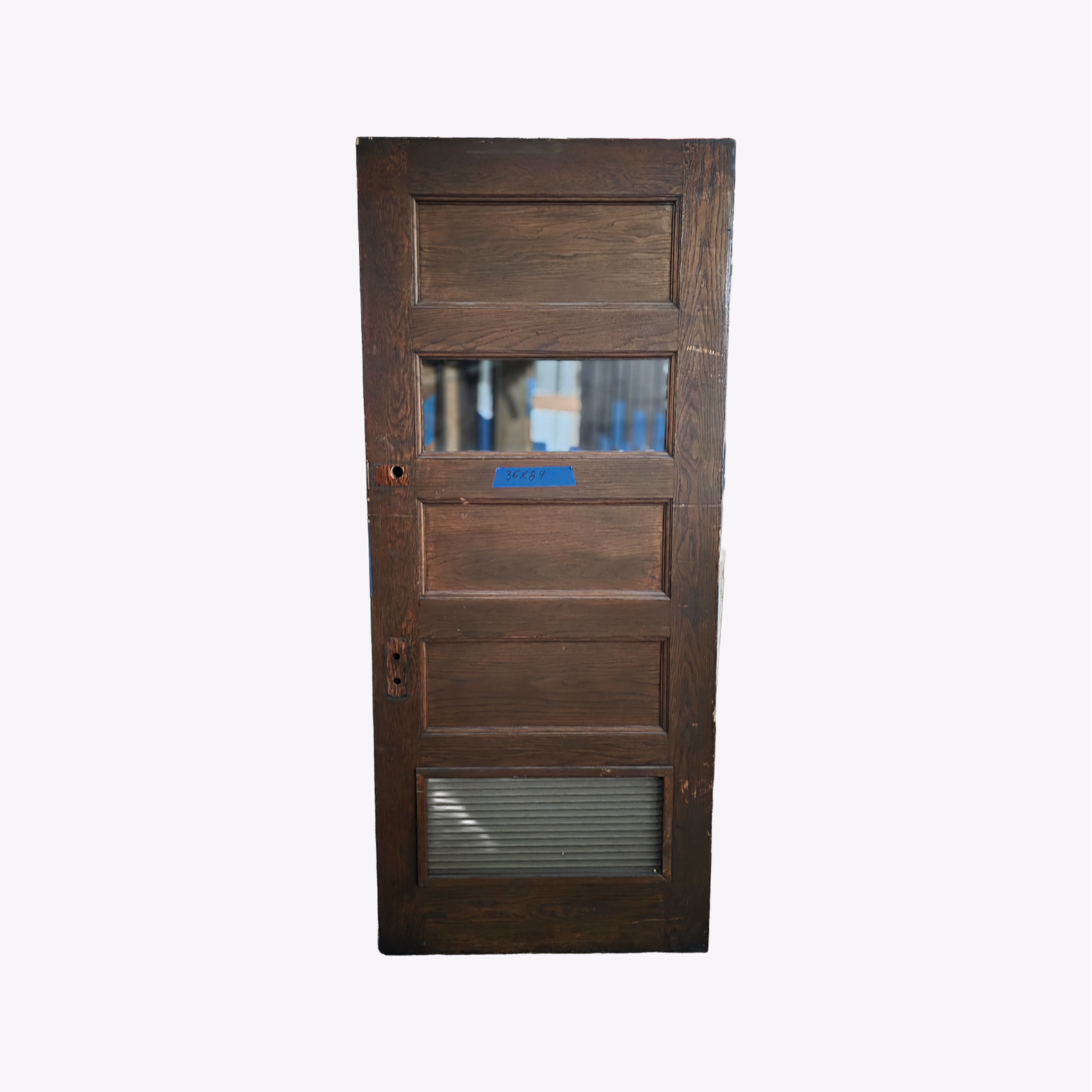 Painted 36x84 5 Panel Door 